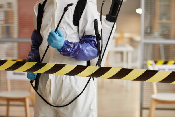 Professional Blood Cleanup technician working in Roanoke, TX